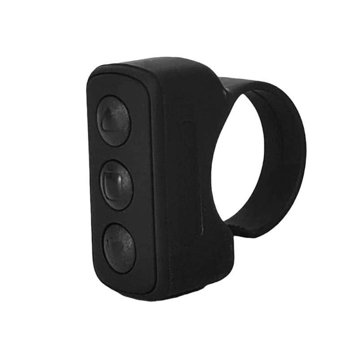 Inel Telecomanda SIKS Pentru Control Telefon, Pentru Tik Tok, Facebook, Cu Functii Like, Share, Up, Down, Screenshot, Captura video, Negru