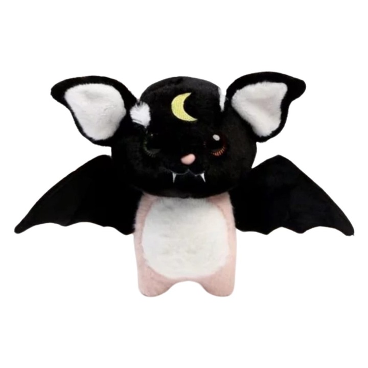 Liliac de plus, maro/ negru, 25 cm