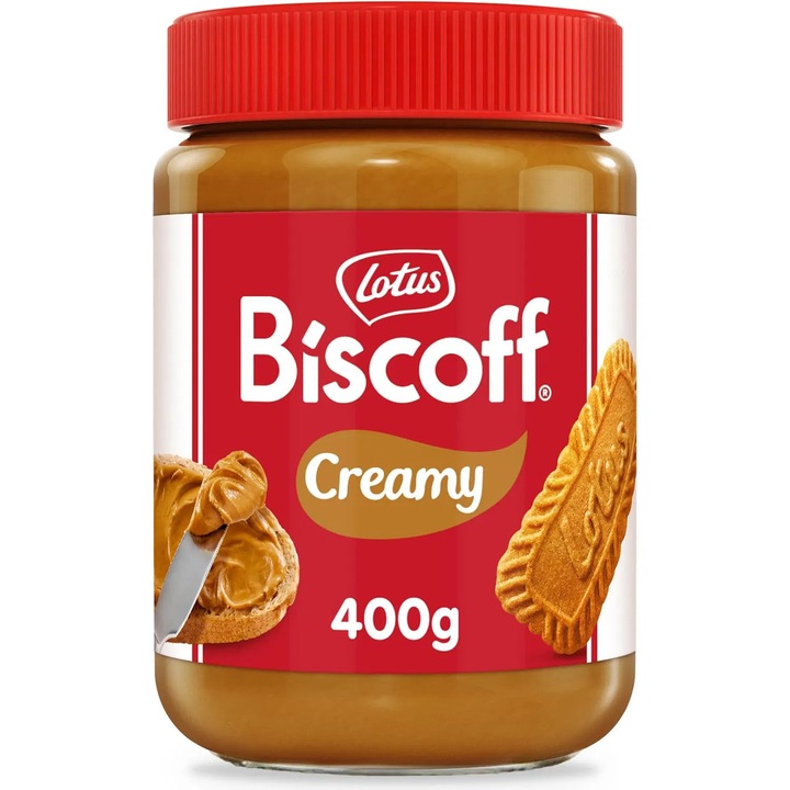 Crema de biscuiti Biscoff, Lotus, 400 g
