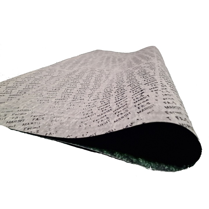 Marsit FA-S tömítőlemez, vastagság 1,5 mm, 1500 x 1500 mm, hőmérséklet 150 ° C, nyomás max 60 bar