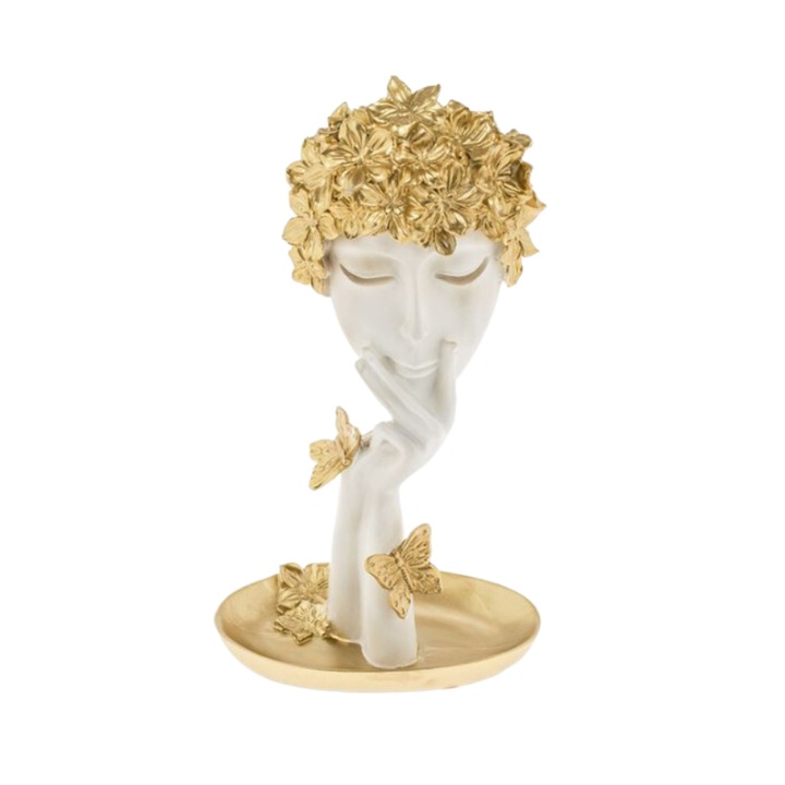 Statueta Decorativa Berryshop® Armonia Primaverii Exquisite Home Collection 15x10x28cm