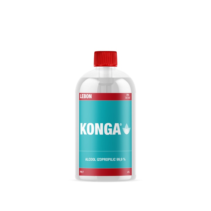 Alcool izopropilic IPA puritate 99.9%, 1L Pet, Ideal pentru Electronice, Placi de Circuit, Detailing Auto si Curatare Precisa