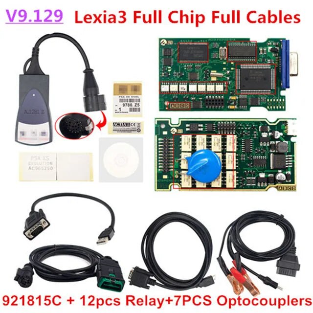 Диагностичен уред, пълен чип, четец на кодове, NEC реле, английски, с ...