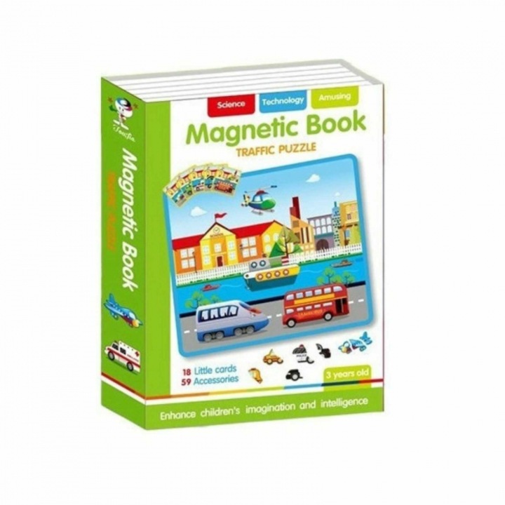 Carte magnetica, Joc Educativ STEM, Mijloace de transport