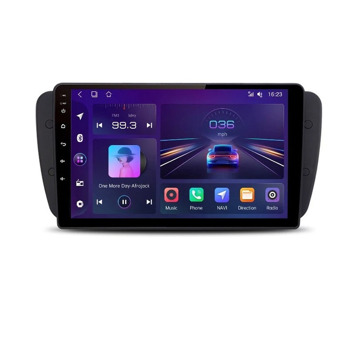 Mp5 Player, за Seat Ibiza 6j, V1 Plus, 6GB, 128GB, 2Din, USB, 4x60, черен