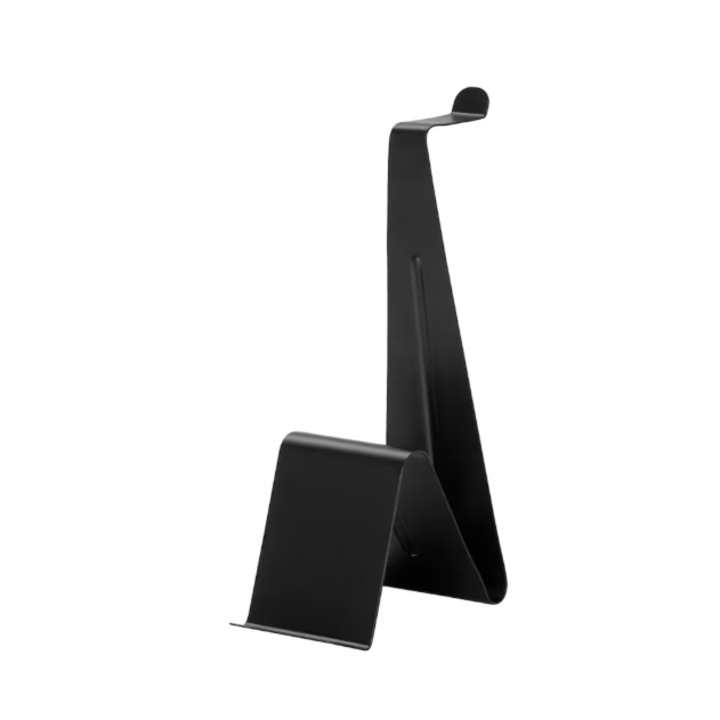 Többfunkciós fém tartó telefonhoz, tablethez és fejhallgatóhoz - Fekete