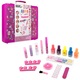 Trusa machiaj Glitter Create It! cu farduri, oje, rujuri, pentru fetite