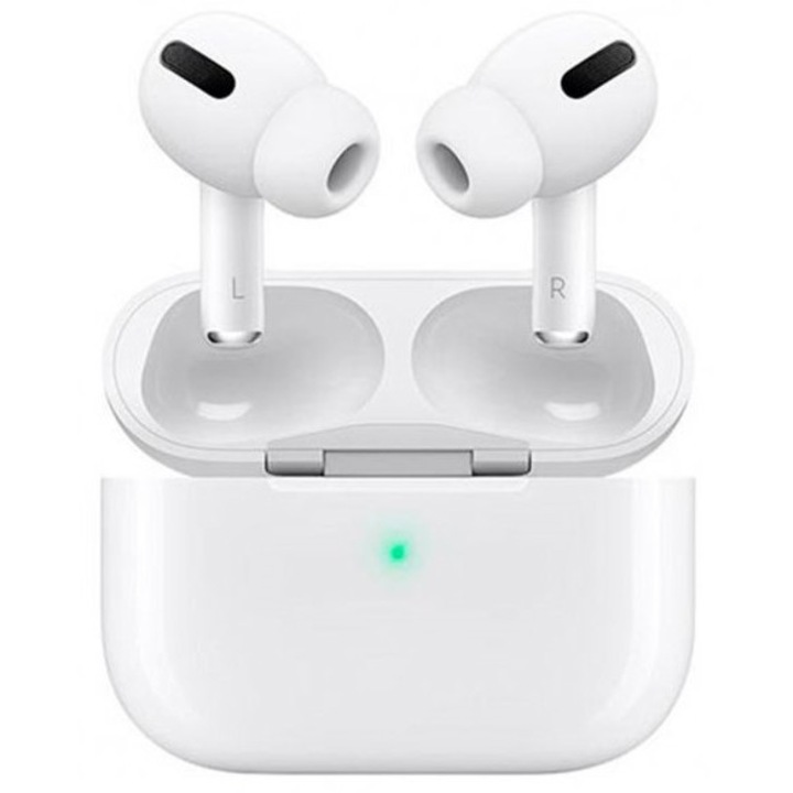 Vezeték nélküli fejhallgató Bluetooth fülhallgató EW04, fülbe helyezhető, érintésvezérlés, vokál asszisztens, kompatibilis iPhone-nal, Samsung, fehér
