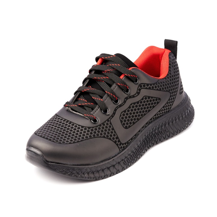 Мъжки спортни обувки JX-2207, Червен/Черен