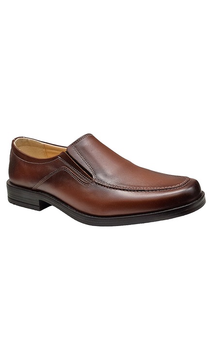 Pantofi barbati casual din piele naturala, maro GKR48M Marimea 42