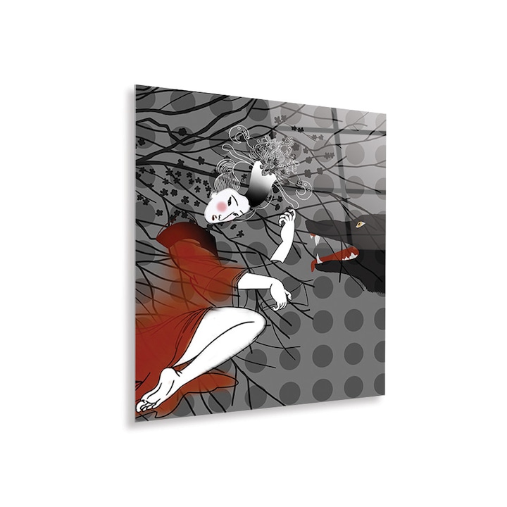Tablou Sticla Acrilica Plexiglas, Japanese Werewolf, 50x60 cm