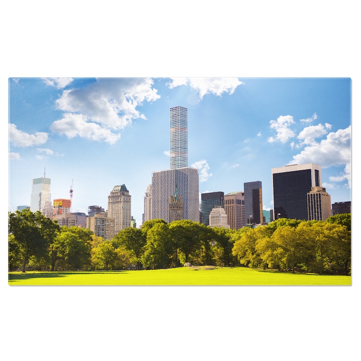 Central Park és Manhattan Skyline Canvas Painting Central Park, Manhattan, Skyline, New York, Park 100x70cm