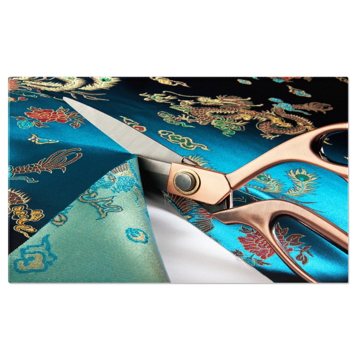 Ориенталско шиене и бродерия Картина на платно, бродерия, ориенталски, дракон, дизайн, разфасовки 40x25CM