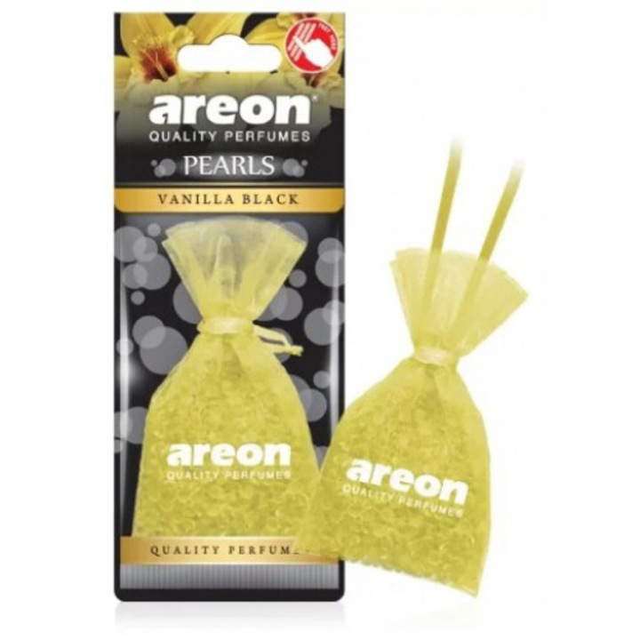 Ароматизатор за кола, Areon Pearls, Vanilla Black