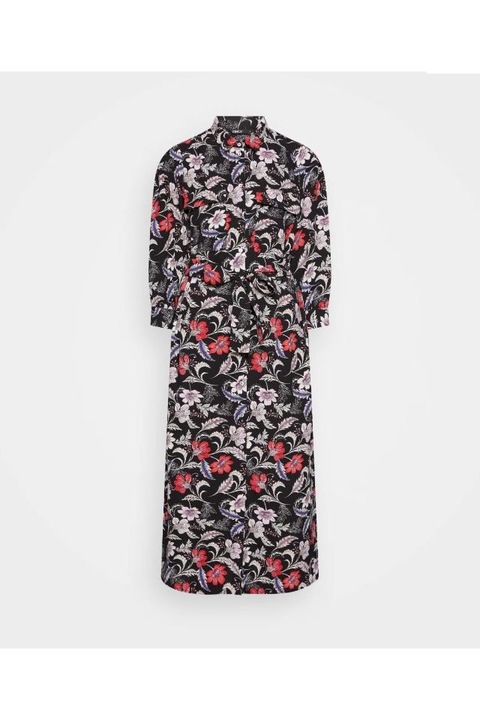 Ruha, Csak, virágos, többszínű poliészter, 32-es méret