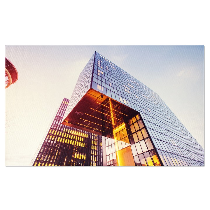 Tablou Canvas Orasul Nocturn Osvitchene, Iluminat, Skyline, Nocturn, Urban 100x70CM