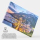 Tablou Canvas Frumosul Oras Amalfi, peisaj urban, arhitectura, casa, Italia, coasta, mediteranean 40x25CM