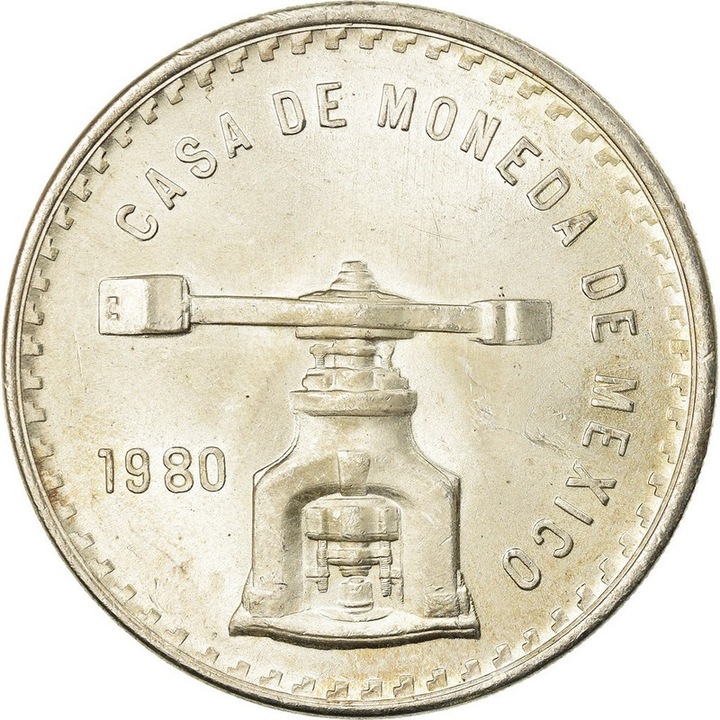 Moneda istorica din Argint 1 onza Casa de Monede Statele Unite Mexicane