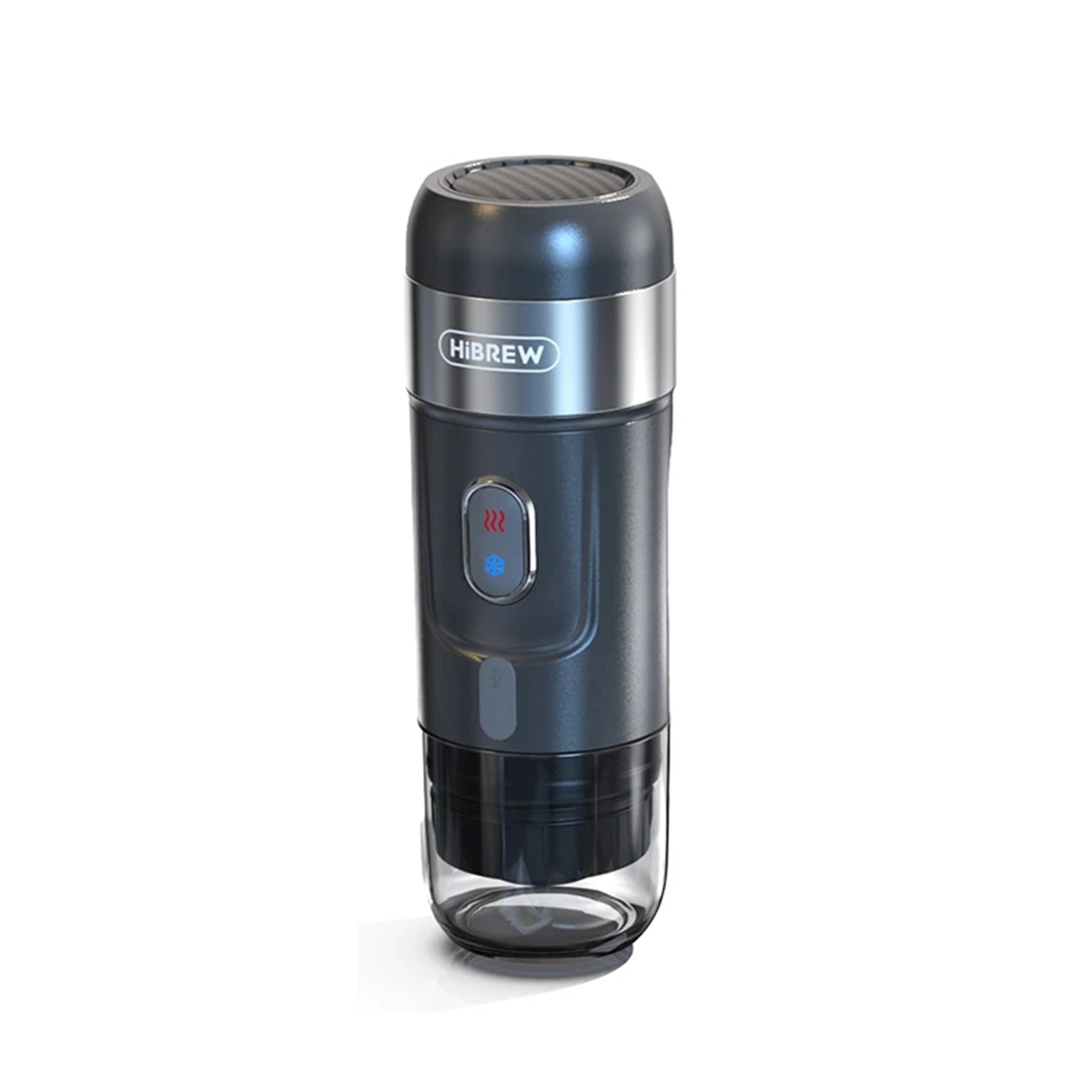 Espressor portabil HiBREW H4A-Premium 3 in 1, 15 bar, 80W, 60ml, Alimentare: Cablu USB, Incarcator auto si retea, Compatibil cu capsule Nespresso, Dolce Gusto si cafea macinata, Negru