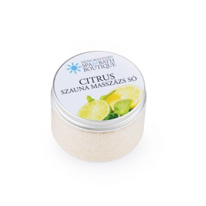 Sare de masaj, Sauna Boulevard, Cu citrice (140 g)