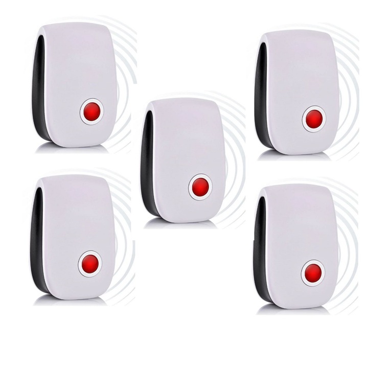 Репелент против вредители Pest Reject срещу буболечки, мухи, комари, мравки, паяци, комплект от 5 бр.