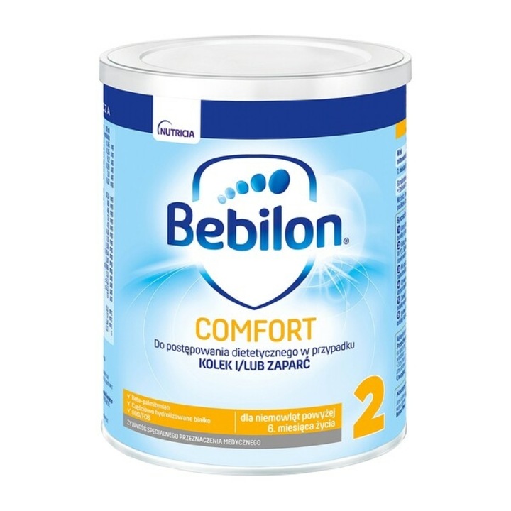Lapte praf, Bebilon Comfort 2, 400g, 6 luni