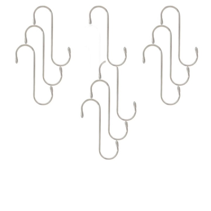 Carlige metalice multifunctionale S 14cm - 10 buc