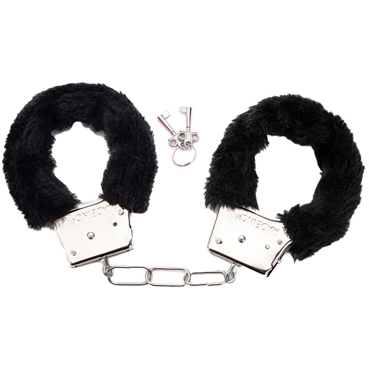 Catuse metalice cu blanita, Yefound®, cu cheita, Negru