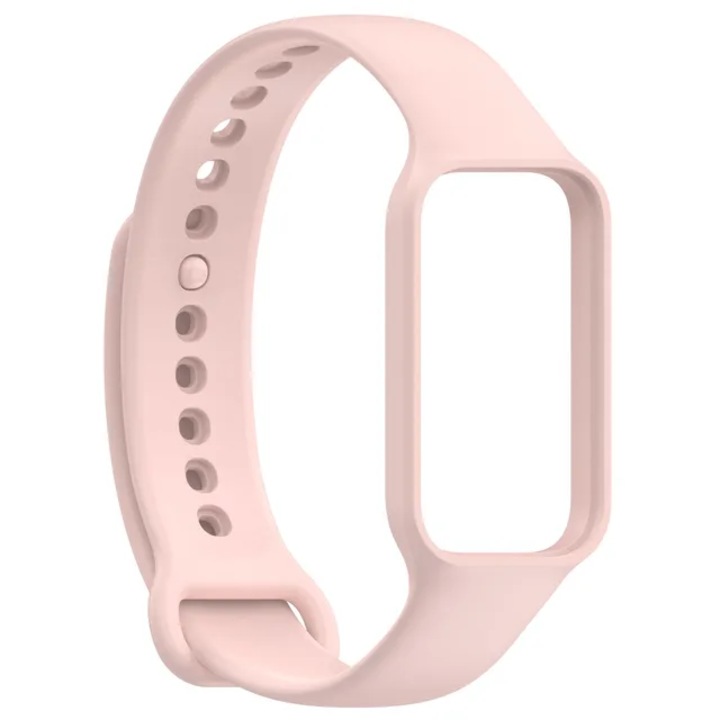 Силиконова каишка VALLEY-77, за Xiaomi Smart MiBand 8 Active и Redmi Smart Band 2, Розова