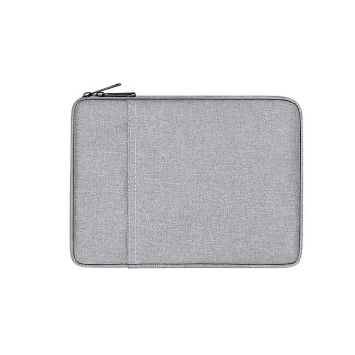 Калъф за съхранение на лаптоп, Zola®, 38x28 см, сив с цип