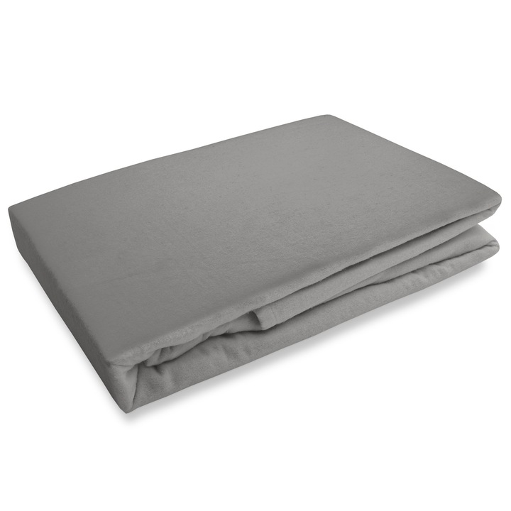 Flanell lepedő elasztikus nélkül 160x210 Darymex szürke