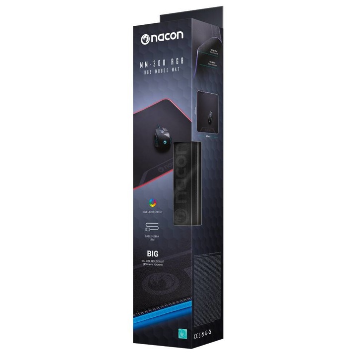 Nacon egérpad Mm-300rgb PC
