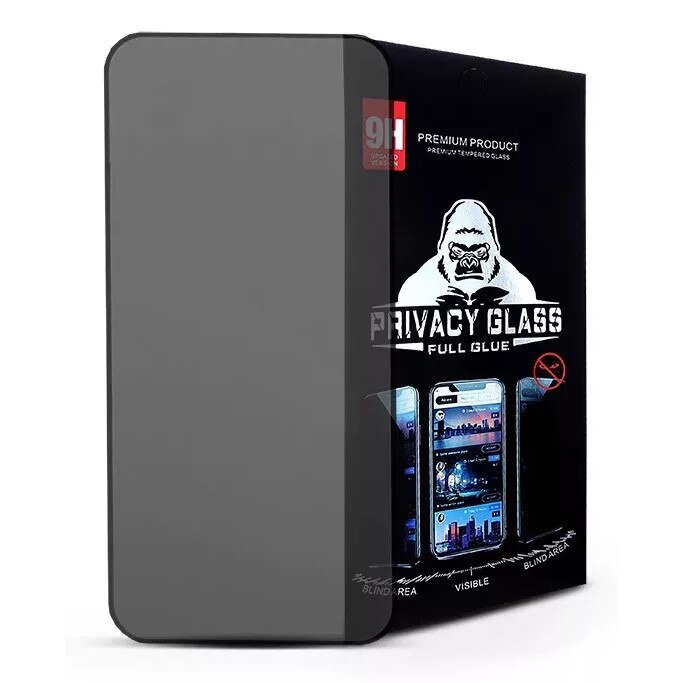 Folie protectie telefon, Tokgalaxis, Sticla, Compatibil cu Xiaomi Redmi Note 13 Pro, Privacy, Negru