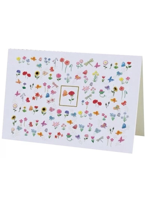 Felicitare florala cu plic, Turnowsky, Pentru aniversare/onomastica