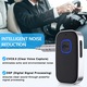 Adaptor bluetooth receiver audio, JESWO®, Bluetooth 5.0, CVC8.0 Anulare zgomot, Jack 3.5mm, Conexiune dubla, pentru Masina, Sistem Audio, Portabil, Negru