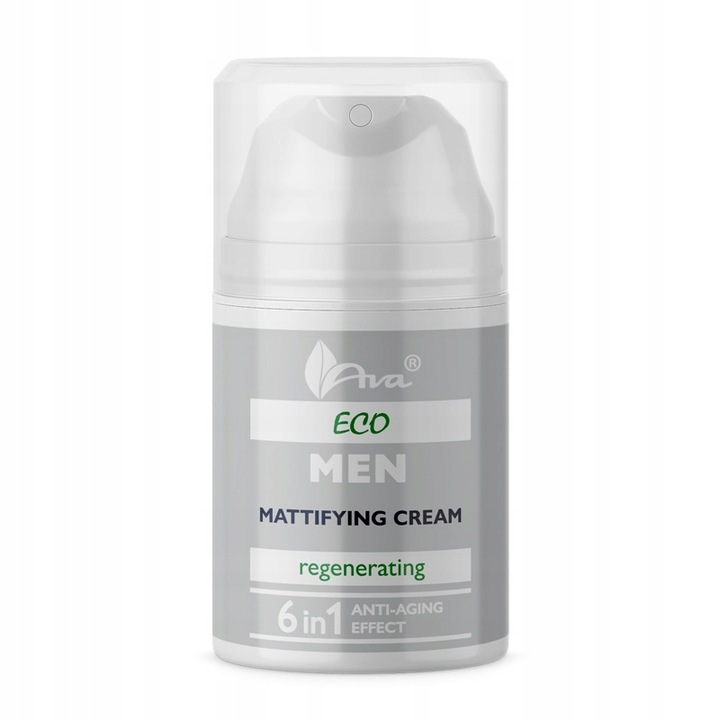 Mattító és regeneráló arckrém Eco Men, AVA, 50ml