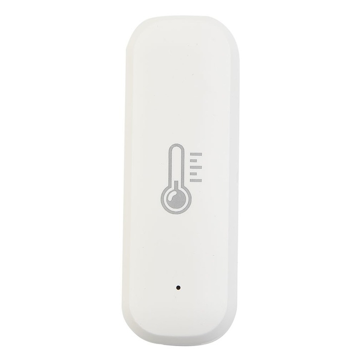 Сензор за температура/влажност, JESWO, Wireless, WiFi, Smart Home, Бял