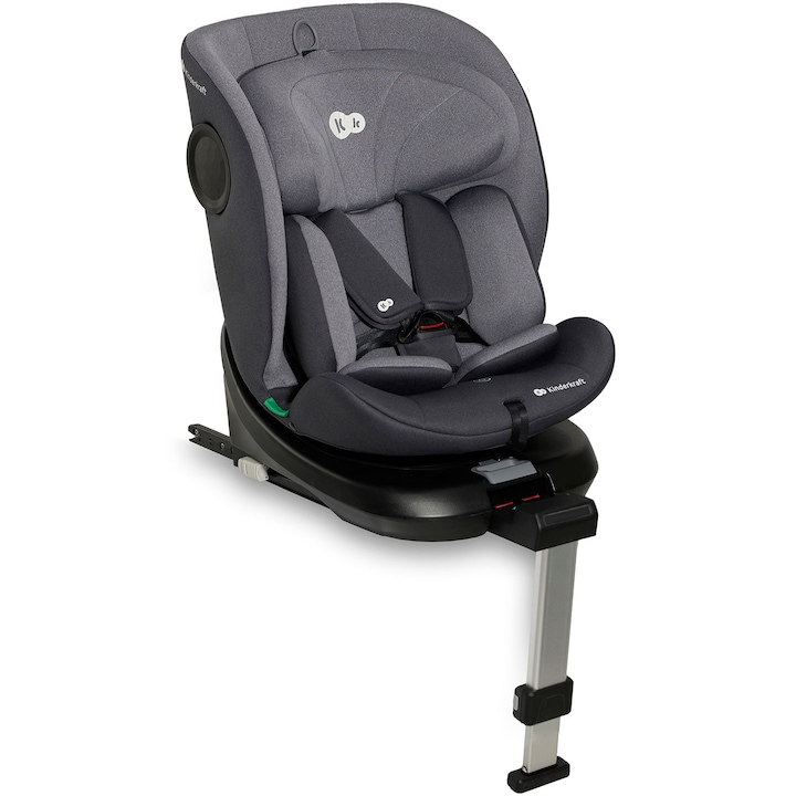 Столче за кола Kinderkraft I-360 I-size, 40-150 см, Сив
