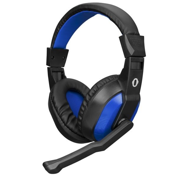 Casti Snopy SN-633 X-Bloom Gaming Negru/Albastru, Microfon/ Casti