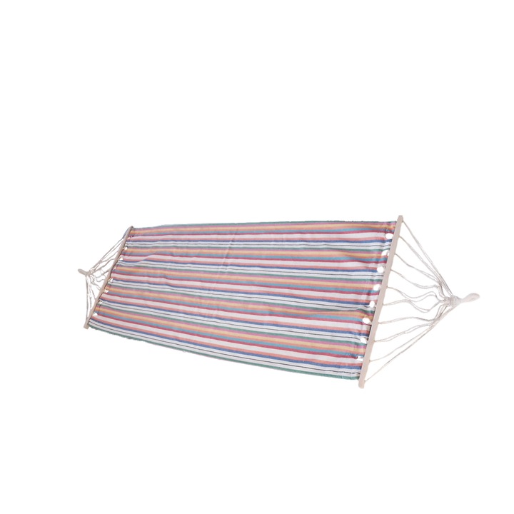 Хамак Heinner, 200x80 см, Памук/Полиестер, Раирана шарка