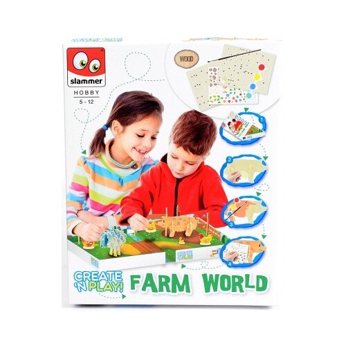 Set creatie din lemn Ferma - Canenco