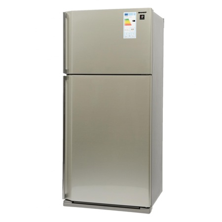 Frigider Sharp SJSC680VSL, 541 l, Clasa A+, Ioni Plasmacluster, H 175 cm, Argintiu