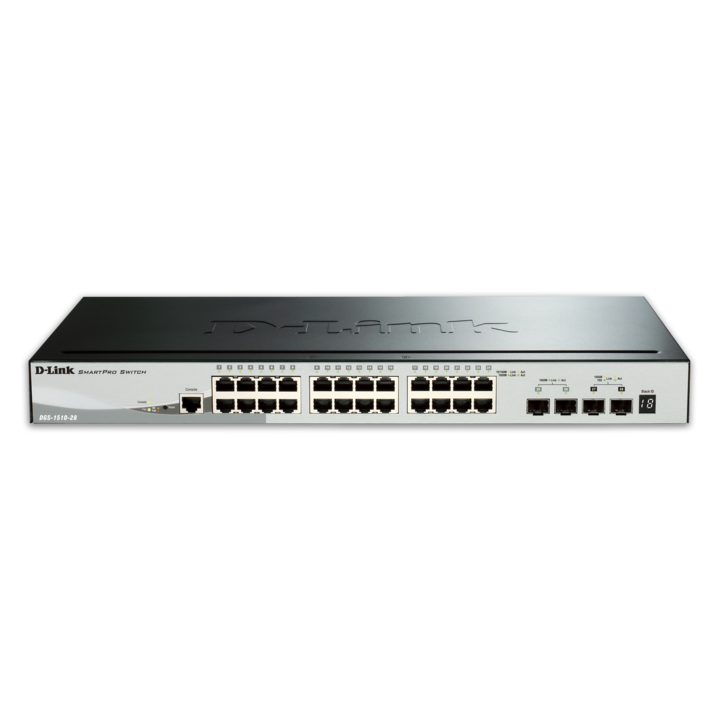 D-Link DGS-1510-28P Switch, 24x10/100/1000Mbps, 2xSFP, 2xSFP+
