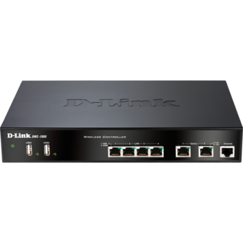 Controller Wireless D-Link DWC-1000, 6xAP, 4x10/100/1000Mbps, 2xUSB 2.0 Controller Wireless D-Link DWC-1000, 6xAP, 4x10/100/1000Mbps, 2xUSB 2.0
