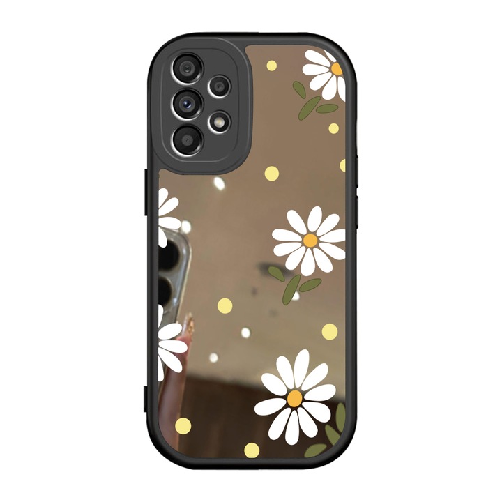 Husa protectie telefon, Silicon, Cu oglinda, Pentru Samsung Galaxy A34, Multicolor