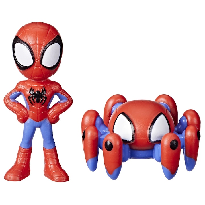 Комплект от 2 фигурки на Спайдърмен, Hasbro, червено/синьо