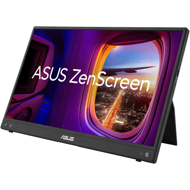 Monitor portabil ASUS ZenScreen MB16AHV, 15.6", Full HD, 60 Hz, IPS, Non-Glare