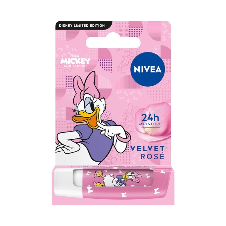 Ajakbalzsam, Nivea, Daisy Duck, 4,8 g