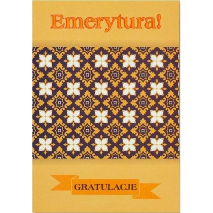 Felicitare Emerytural GRAULAGE, Trend, Multicolor