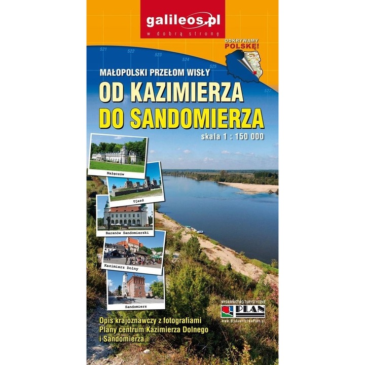 Mapa - Małopolski Przełom Wisły 1:150 000, Plan, Poloneza